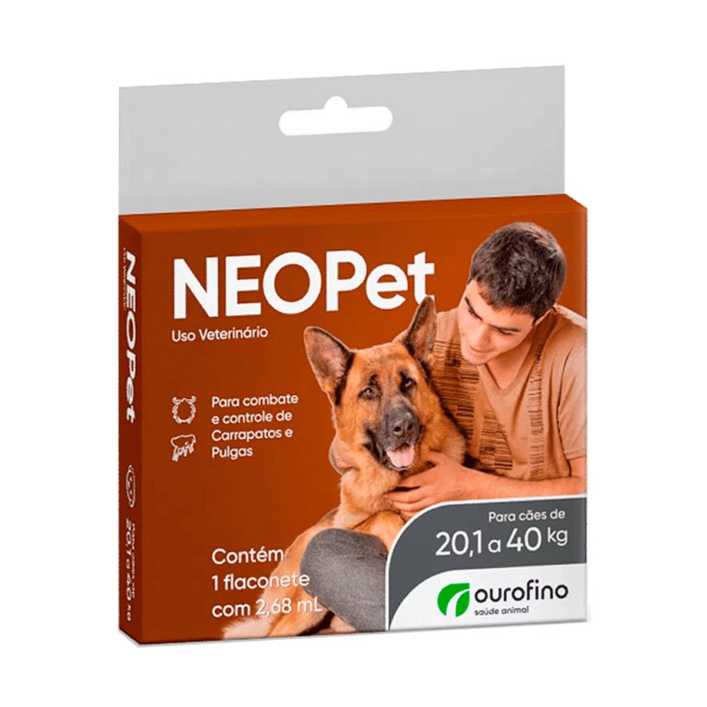Antipulgas E Carrapatos Neopet Cães De 20,1 A 40kg