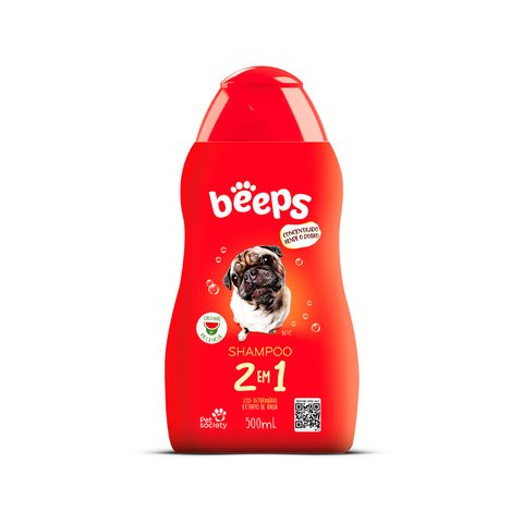 Beeps Shampoo Pelos Curtos 2 Em 1 500ml