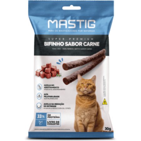 Bifinho Gatos Sabor Carne 30g