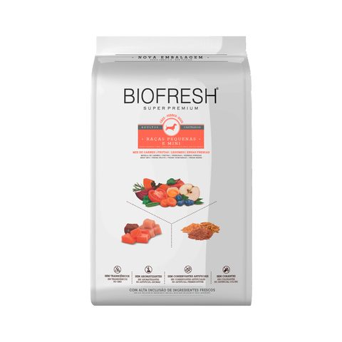 Ração Biofresh para Cães Adultos Castrados de Raças Pequenas e Mini 3 Kg