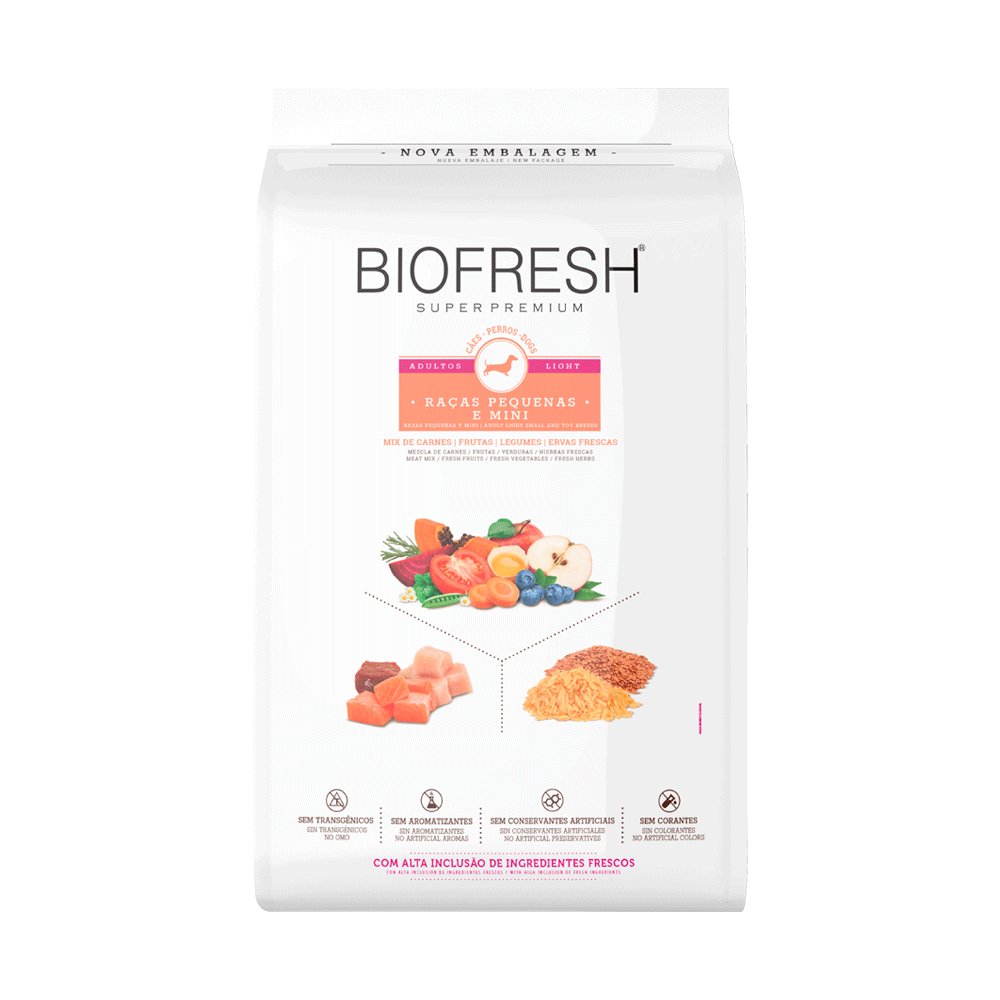 Biofresh Cães Raças Pequenas E Mini Light 10,1kg