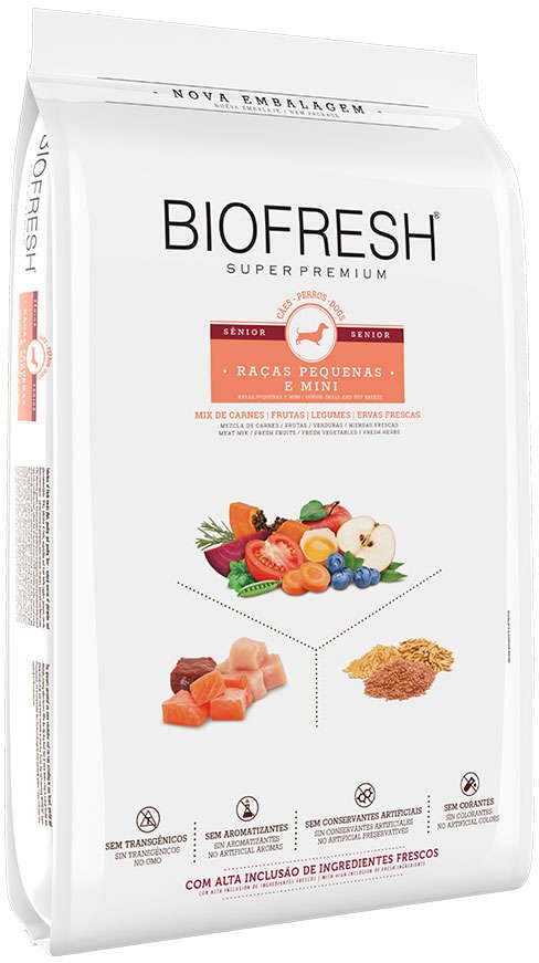 Biofresh Cães Raças Pequenas E Mini Senior 3 Kg