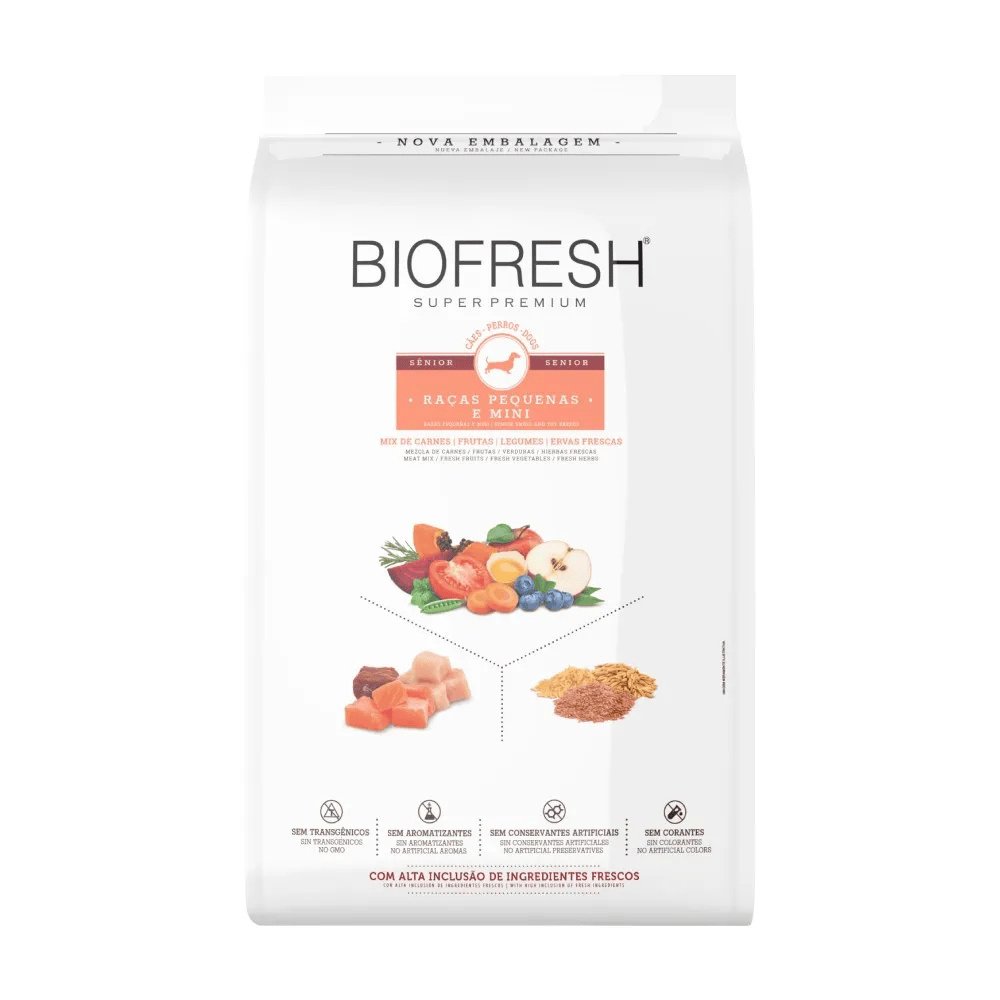 Biofresh Cães Senior Raças Pequenas E Mini 1 Kg
