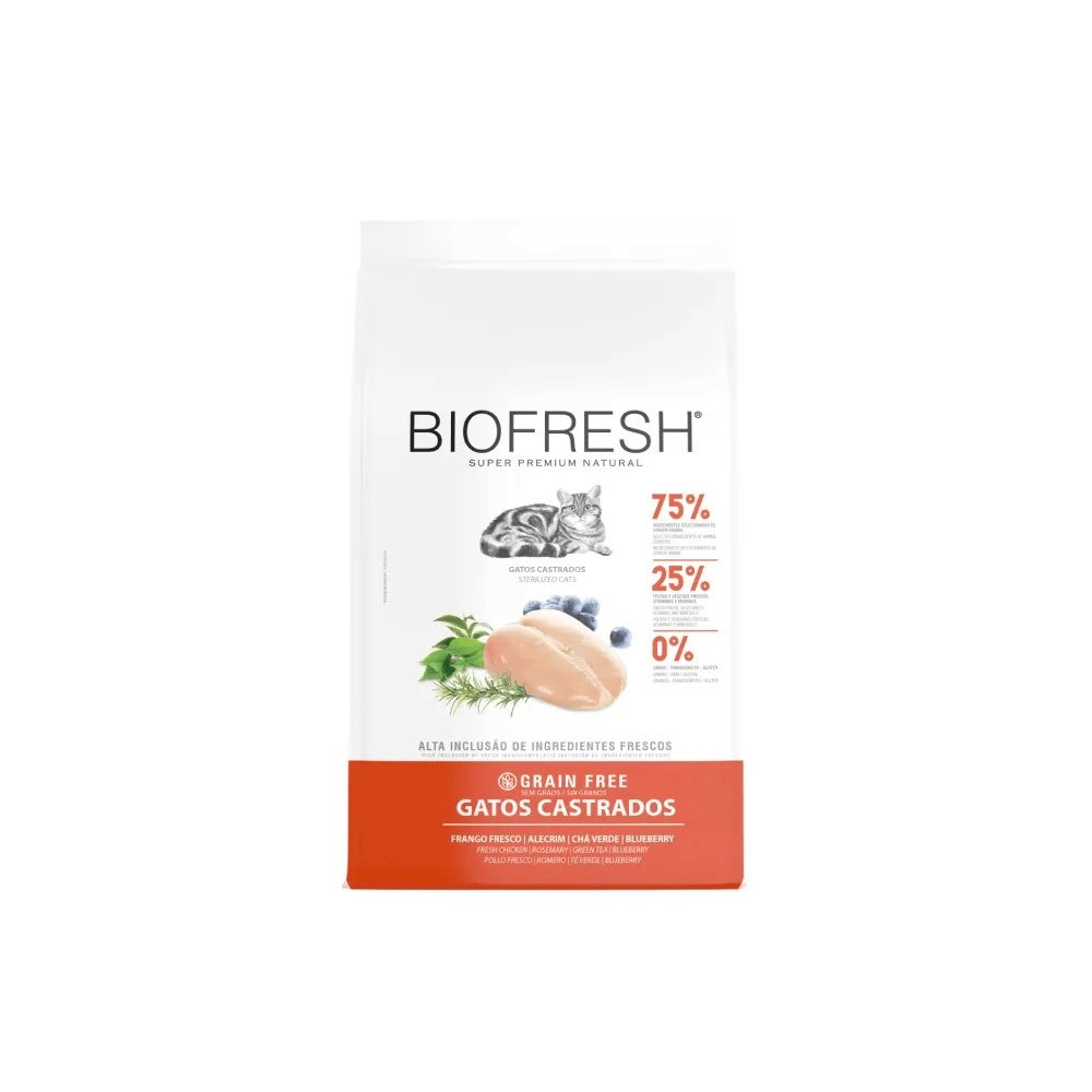 Biofresh Gatos Castrados Frango 7,5kg
