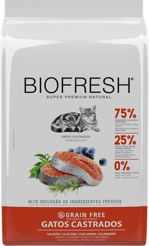 Biofresh, Gato Castrado Salmão, 1,5kg