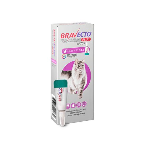 Bravecto Plus Cat 500 Mg 6 A 12,5kg